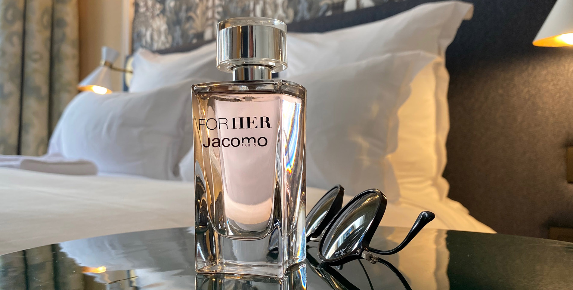 JACOMO packaging du parfum FOR HER – Cap Ouest