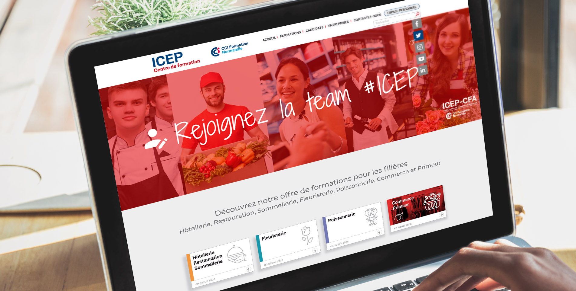 L’ICEP propose des formations en apprentissage du CAP au BTS